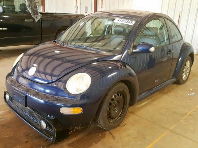 3VWCK31C85M404988 - 2005 VOLKSWAGEN NEW BEETLE ლურჯი ფოტო 2