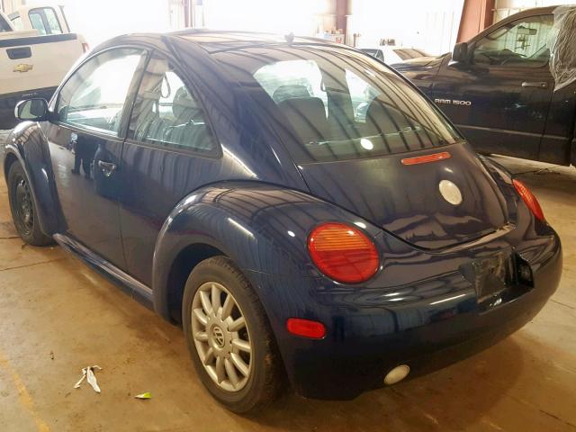 3VWCK31C85M404988 - 2005 VOLKSWAGEN NEW BEETLE ლურჯი ფოტო 3