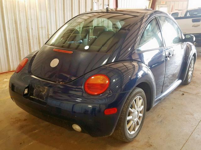 3VWCK31C85M404988 - 2005 VOLKSWAGEN NEW BEETLE ლურჯი ფოტო 4
