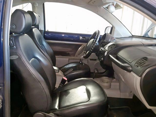 3VWCK31C85M404988 - 2005 VOLKSWAGEN NEW BEETLE ლურჯი ფოტო 5