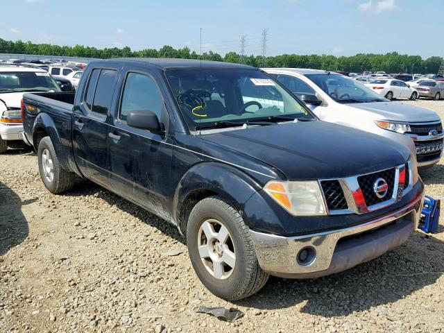 1N6AD09U27C443562 - 2007 NISSAN FRONTIER C BLACK photo 1