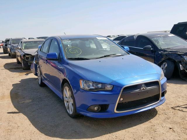 JA32U8FW3CU022738 - 2012 MITSUBISHI LANCER GT BLUE photo 1