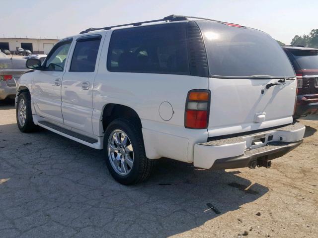 1GKFK66U55J137037 - 2005 GMC YUKON XL D WHITE photo 3