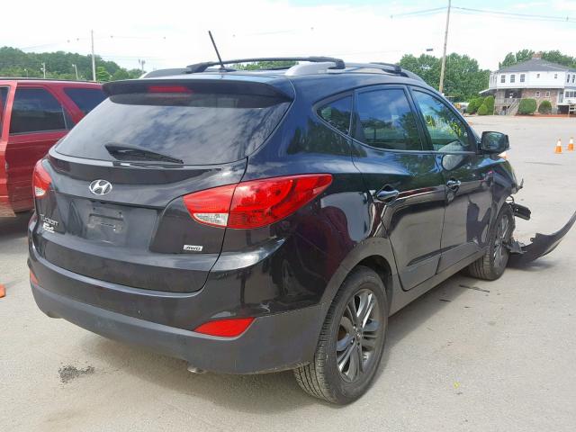 KM8JUCAGXFU113537 - 2015 HYUNDAI TUCSON LIM BLACK photo 4