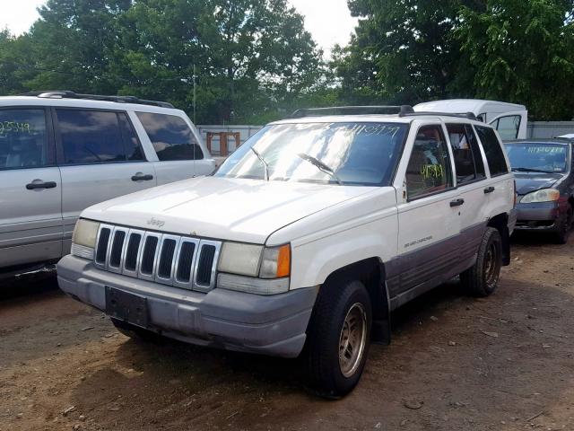 1J4EZ58S6TC135334 - 1996 JEEP GRAND CHER WHITE photo 2