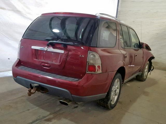 5S3ET13M862801297 - 2006 SAAB 9-7X ARC RED photo 4