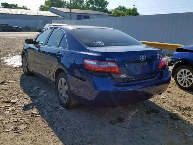 4T1BE46K47U075888 - 2007 TOYOTA CAMRY NEW BLUE photo 3