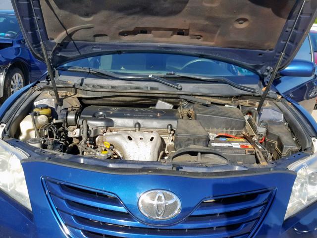 4T1BE46K47U075888 - 2007 TOYOTA CAMRY NEW BLUE photo 7