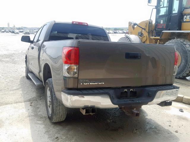 5TFRT54159X028296 - 2009 TOYOTA TUNDRA DOU BROWN photo 3