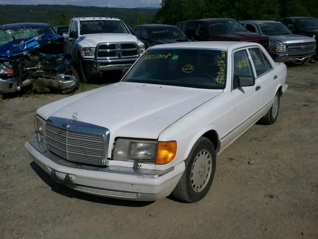 WDBCA24E7MA562892 - 1991 MERCEDES-BENZ 300 SE WHITE photo 2