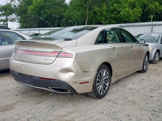 3LN6L5D95HR662543 - 2017 LINCOLN MKZ SELECT SILVER photo 4