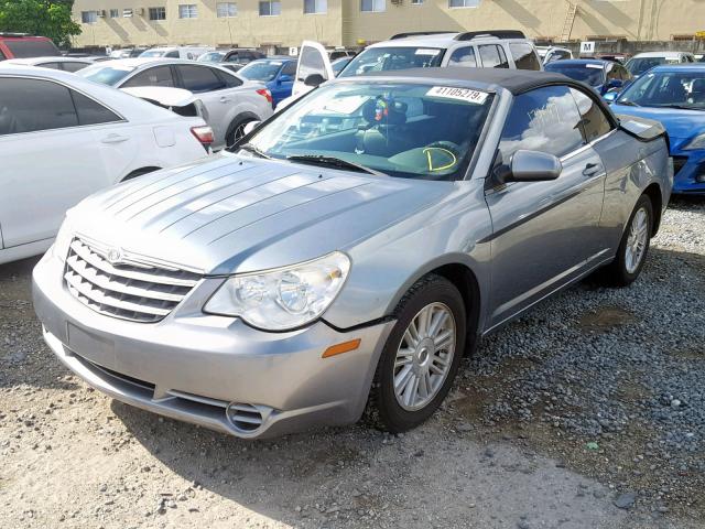 1C3LC55R28N663002 - 2008 CHRYSLER SEBRING TO SILVER photo 2