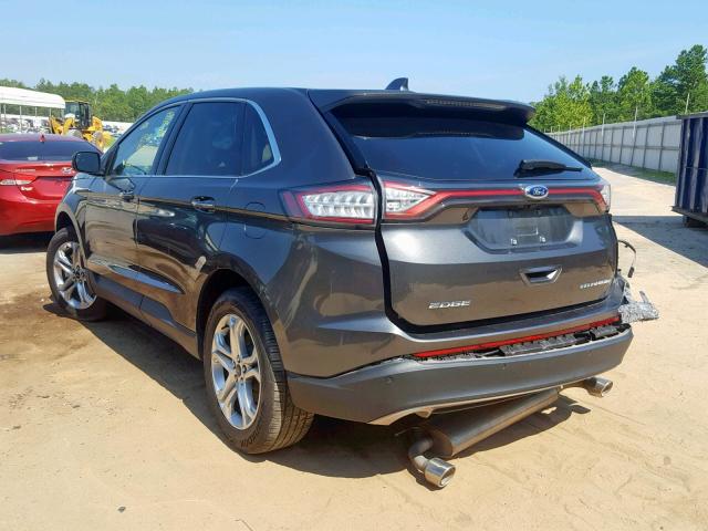 2FMPK3K82JBB11691 - 2018 FORD EDGE TITAN CHARCOAL photo 3