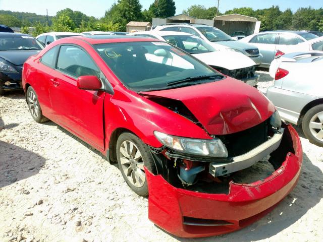 2HGFG1B9XAH527338 - 2010 HONDA CIVIC EXL RED photo 1