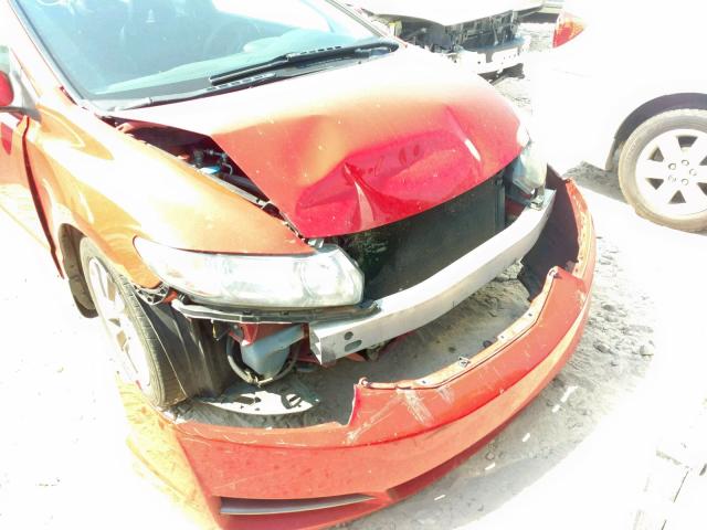 2HGFG1B9XAH527338 - 2010 HONDA CIVIC EXL RED photo 9