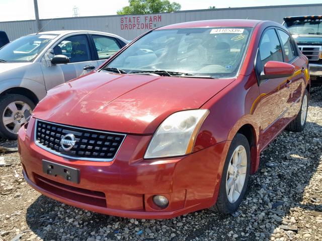 3N1AB61E18L757387 - 2008 NISSAN SENTRA 2.0 MAROON photo 2