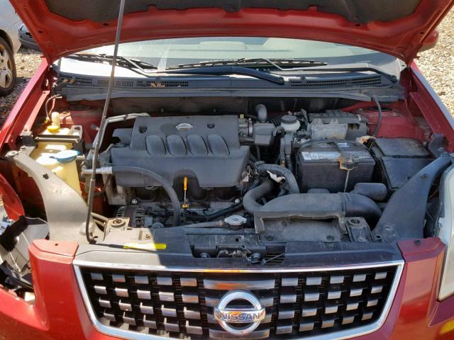 3N1AB61E18L757387 - 2008 NISSAN SENTRA 2.0 MAROON photo 7