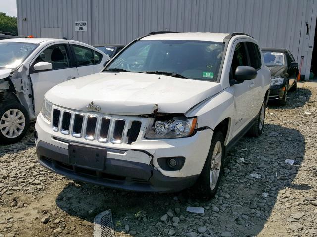 1C4NJDBB6CD543634 - 2012 JEEP COMPASS SP თეთრი ფოტო 2