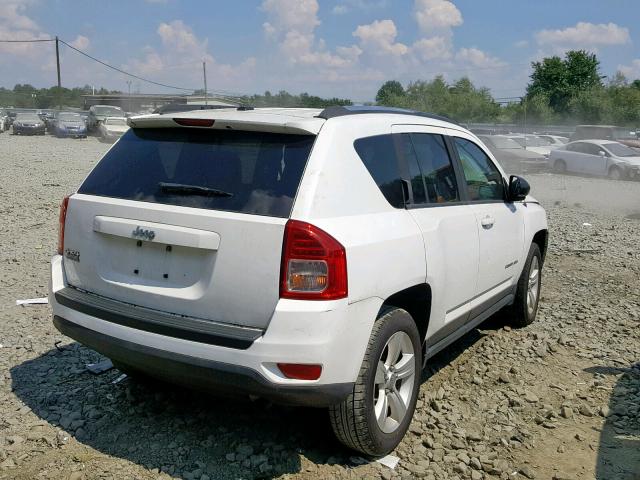 1C4NJDBB6CD543634 - 2012 JEEP COMPASS SP თეთრი ფოტო 4