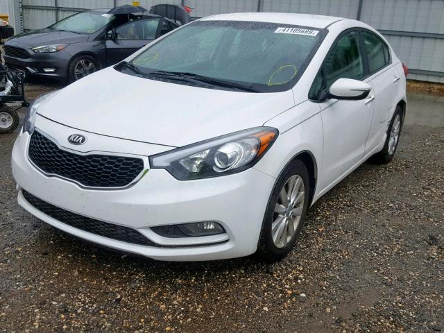 KNAFX4A86F5264060 - 2015 KIA FORTE EX WHITE photo 2