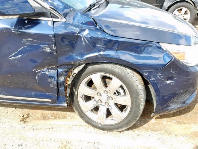 1G4GE5ED8BF294946 - 2011 BUICK LACROSSE C BLUE photo 9