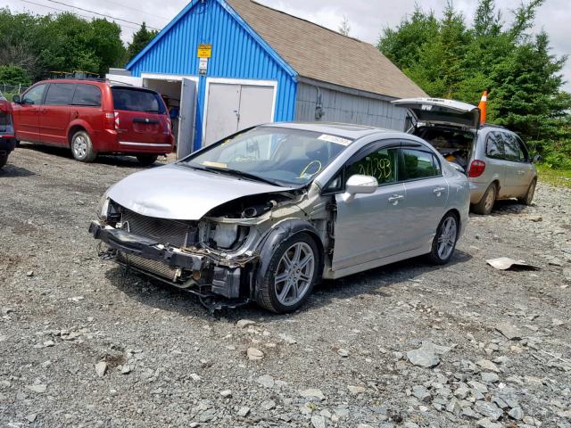 2HHFD5E91AH250084 - 2010 ACURA CSX TYPE-S SILVER photo 2