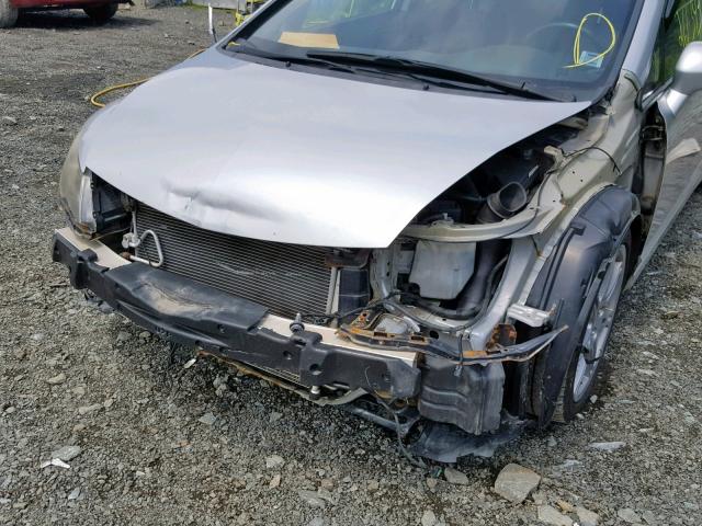 2HHFD5E91AH250084 - 2010 ACURA CSX TYPE-S SILVER photo 9