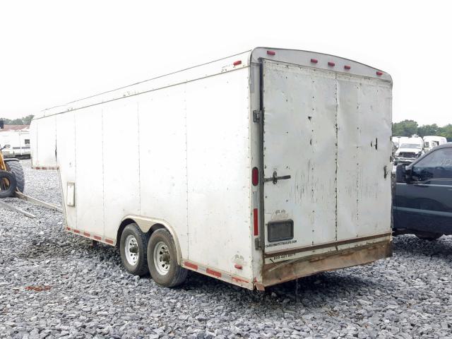 5NHUCMZ226U210246 - 2006 CARGO TRAILER WHITE photo 3