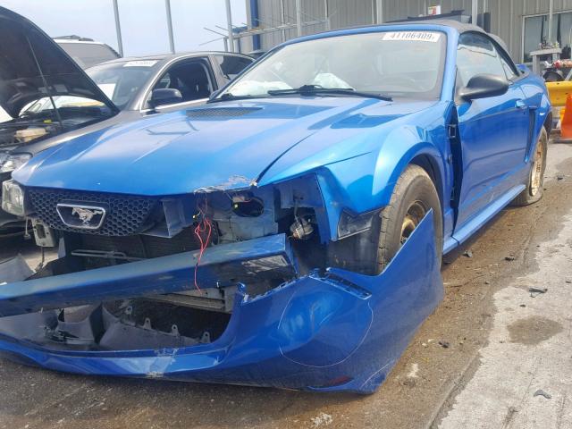 1FAFP45X9YF126004 - 2000 FORD MUSTANG GT BLUE photo 2