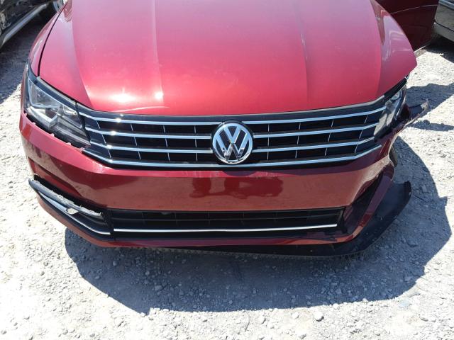 1VWAS7A34GC035467 - 2016 VOLKSWAGEN PASSAT S RED photo 7