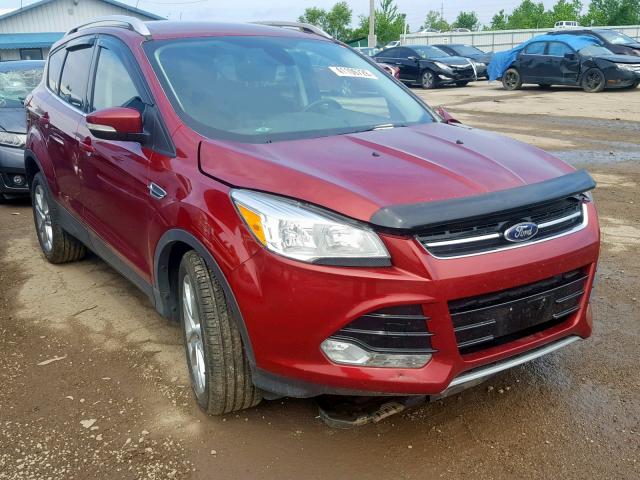 1FMCU0JX6EUA52080 - 2014 FORD ESCAPE TIT RED photo 1