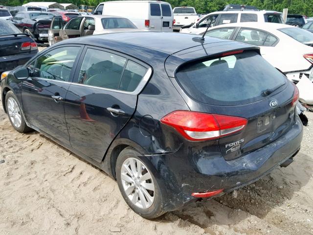 KNAFX5A8XE5162295 - 2014 KIA FORTE EX BLACK photo 3