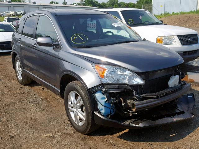 5J6RE4H75BL027322 - 2011 HONDA CR-V EXL GRAY photo 1