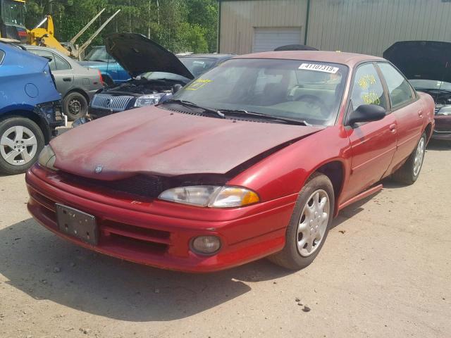 2B3HD46T6TH163771 - 1996 DODGE INTREPID RED photo 2