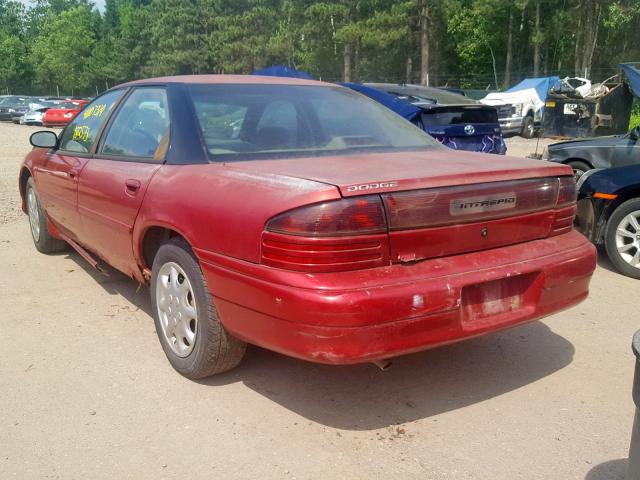 2B3HD46T6TH163771 - 1996 DODGE INTREPID RED photo 3