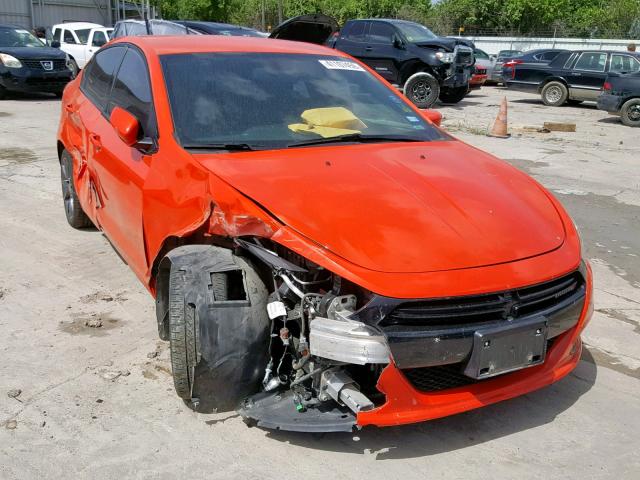 1C3CDFFA5GD822546 - 2016 DODGE DART SXT S ORANGE photo 1