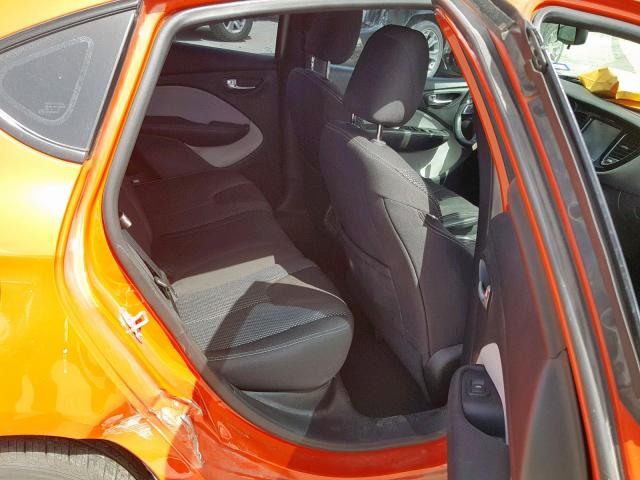 1C3CDFFA5GD822546 - 2016 DODGE DART SXT S ORANGE photo 6