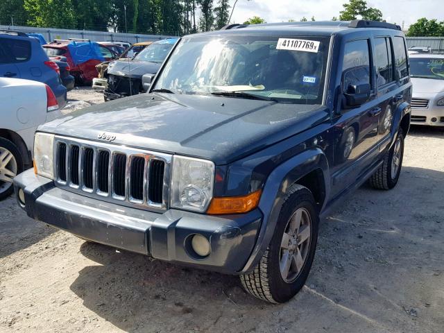 1J8HH48K08C115015 - 2008 JEEP COMMANDER BLUE photo 2