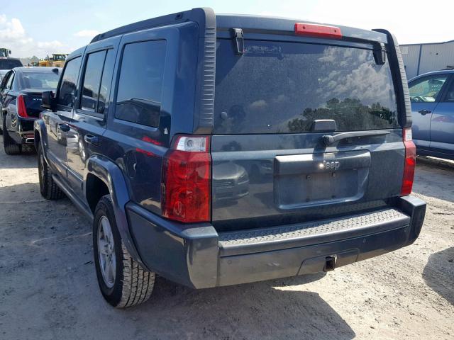 1J8HH48K08C115015 - 2008 JEEP COMMANDER BLUE photo 3