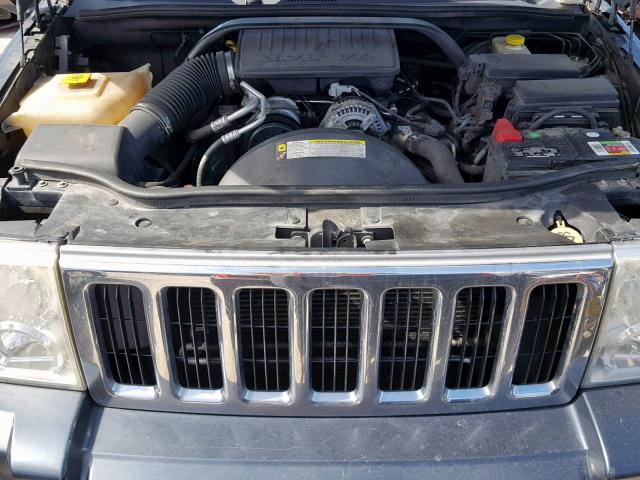 1J8HH48K08C115015 - 2008 JEEP COMMANDER BLUE photo 7