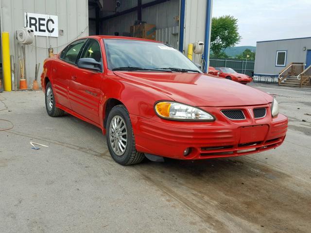 1G2NF52T11M587428 - 2001 PONTIAC GRAND AM S RED photo 1