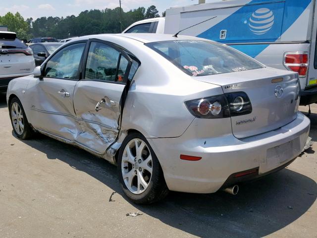 JM1BK323471742109 - 2007 MAZDA 3 S SILVER photo 3