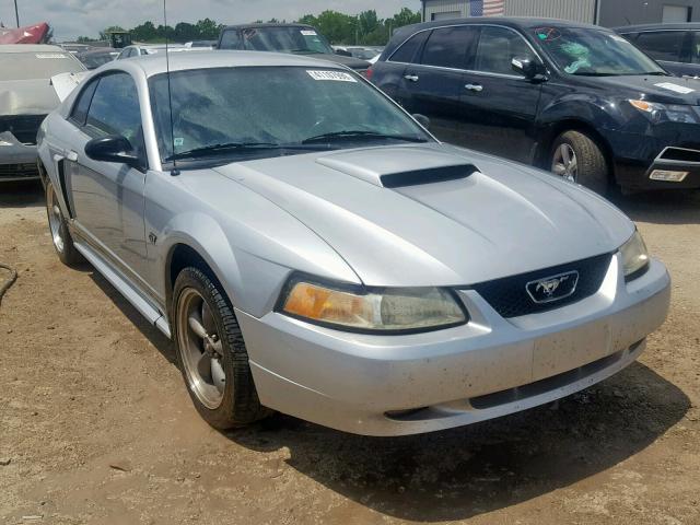 1FAFP42X91F228199 - 2001 FORD MUSTANG GT SILVER photo 1