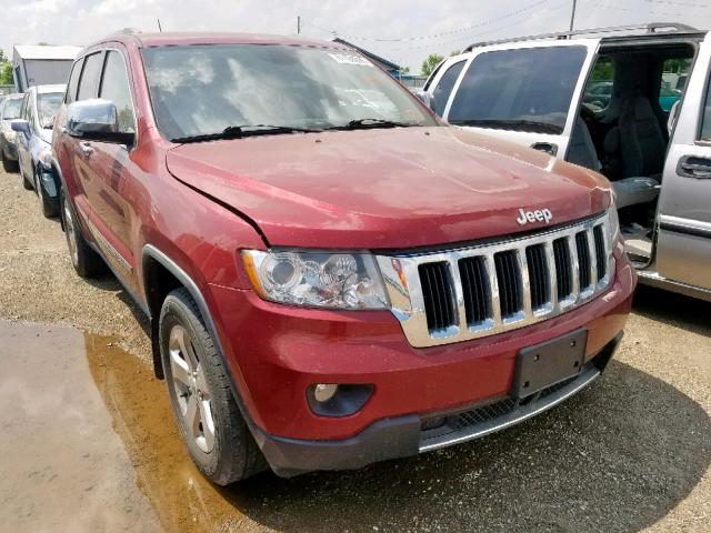 1C4RJFBG3CC217742 - 2012 JEEP GRAND CHER RED photo 1