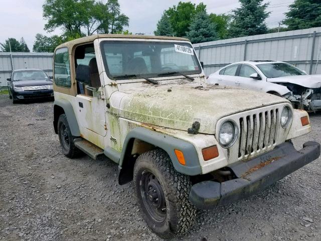 1J4FY29P4VP480485 - 1997 JEEP WRANGLER / WHITE photo 1