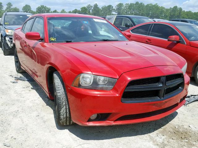 2C3CDXHG9CH272126 - 2012 DODGE CHARGER SX RED photo 1