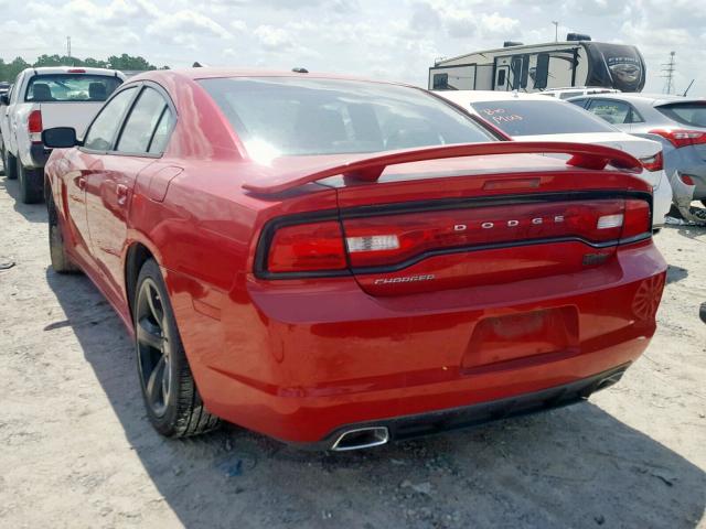 2C3CDXHG9CH272126 - 2012 DODGE CHARGER SX RED photo 3