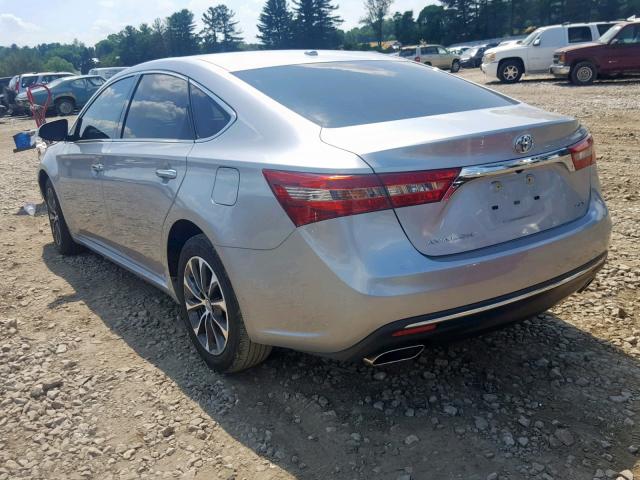 4T1BK1EB6JU279561 - 2018 TOYOTA AVALON XLE SILVER photo 3