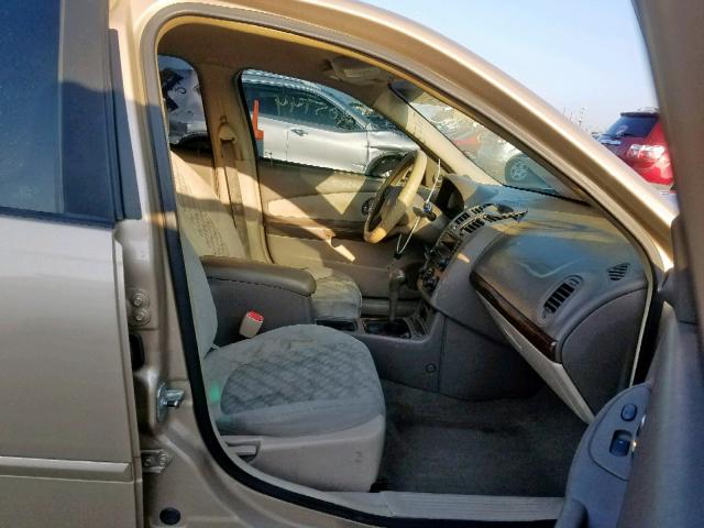 1G1ZT64835F204516 - 2005 CHEVROLET MALIBU MAX 金色 照片 5