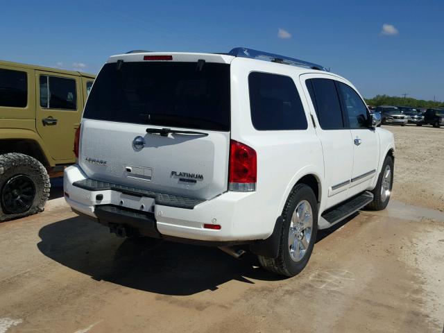 5N1BA0NF0AN609785 - 2010 NISSAN ARMADA PLA WHITE photo 4